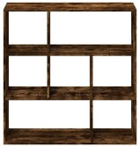 VidaXL Kamerscherm / boekenkast 102x29x103,5 cm hout gerookt eiken
