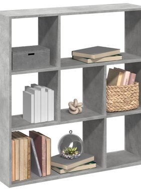 VidaXL Kamerscherm / boekenkast 102x29x103,5 cm hout betongrijs