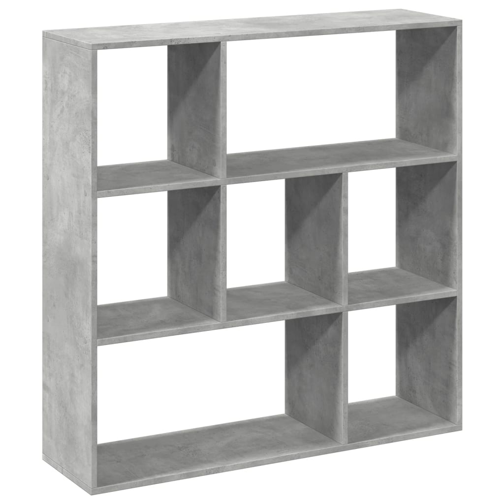 VidaXL Kamerscherm / boekenkast 102x29x103,5 cm hout betongrijs