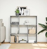 VidaXL Kamerscherm / boekenkast 102x29x103,5 cm hout betongrijs