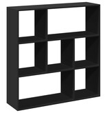 VidaXL Kamerscherm / boekenkast 102x29x103,5 cm bewerkt hout zwart