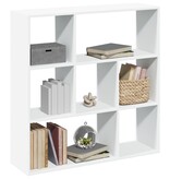 VidaXL Kamerscherm / boekenkast 102x29x103,5 cm bewerkt hout wit