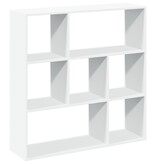 VidaXL Kamerscherm / boekenkast 102x29x103,5 cm bewerkt hout wit
