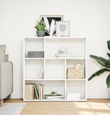 VidaXL Kamerscherm / boekenkast 102x29x103,5 cm bewerkt hout wit