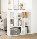 VidaXL Kamerscherm / boekenkast 102x29x103,5 cm bewerkt hout wit