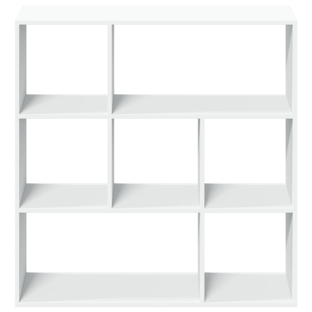 VidaXL Kamerscherm / boekenkast 102x29x103,5 cm bewerkt hout wit