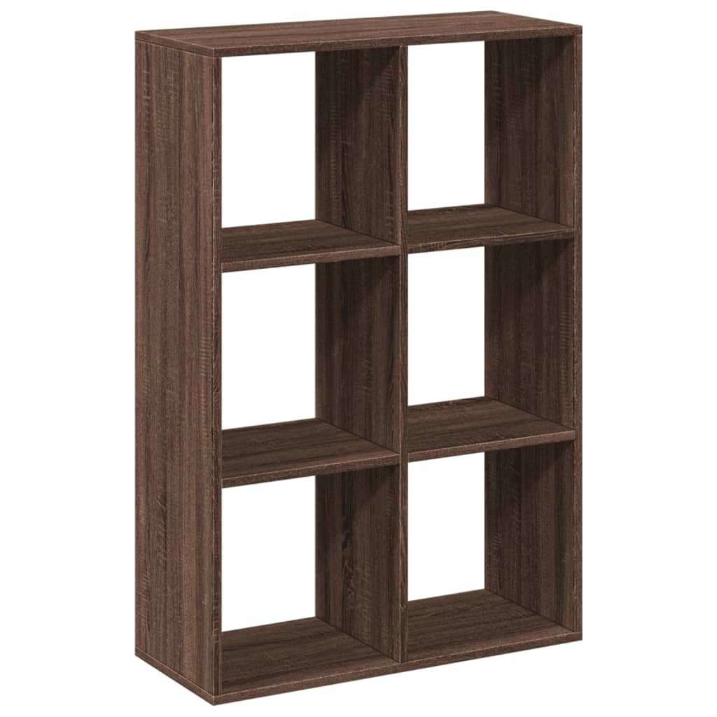 VidaXL Kamerscherm / boekenkast 69,5x29x103,5 cm hout bruin eikenkleur