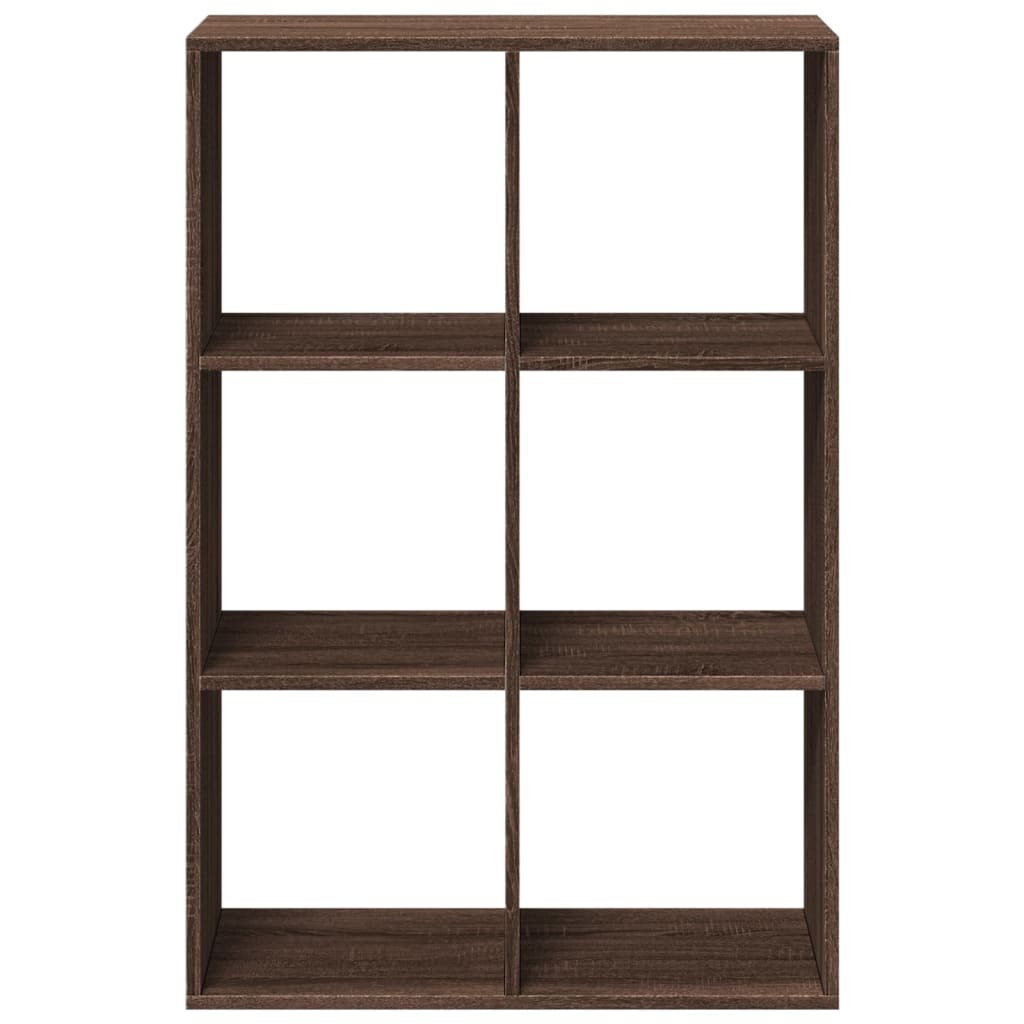 VidaXL Kamerscherm / boekenkast 69,5x29x103,5 cm hout bruin eikenkleur