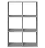 VidaXL Kamerscherm / boekenkast 69,5x29x103,5 cm hout grijs sonoma