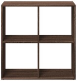 VidaXL Kamerscherm / boekenkast 69,5x29x69,5 cm hout bruin eikenkleur