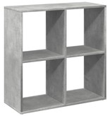 VidaXL Kamerscherm / boekenkast 69,5x29x69,5 cm hout betongrijs