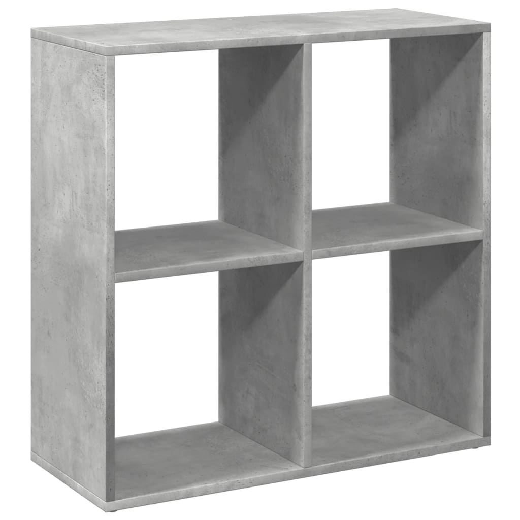 VidaXL Kamerscherm / boekenkast 69,5x29x69,5 cm hout betongrijs