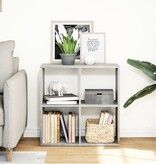 VidaXL Kamerscherm / boekenkast 69,5x29x69,5 cm hout betongrijs