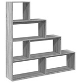 VidaXL Kamerscherm / boekenkast 143,5x29x143,5 cm hout grijs sonoma