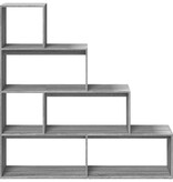VidaXL Kamerscherm / boekenkast 143,5x29x143,5 cm hout grijs sonoma