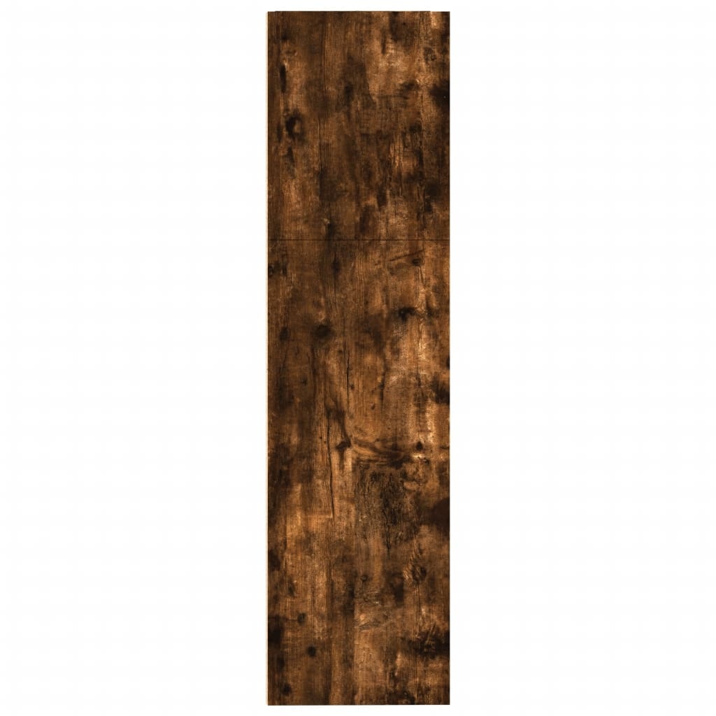 VidaXL Boekenkast 80x30x114 cm bewerkt hout gerookt eikenkleurig