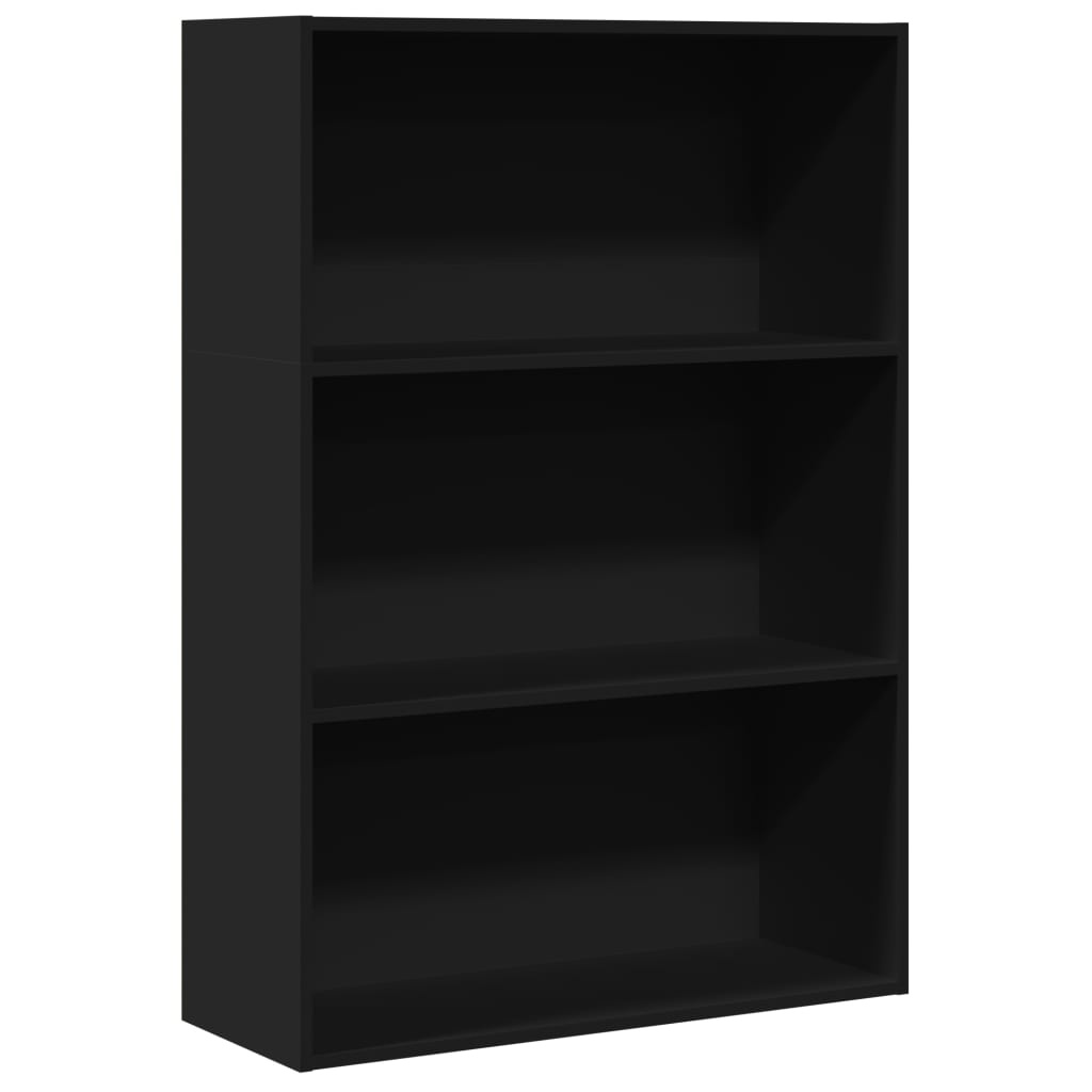 VidaXL Boekenkast 80x30x114 cm bewerkt hout zwart