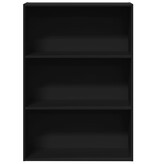 VidaXL Boekenkast 80x30x114 cm bewerkt hout zwart