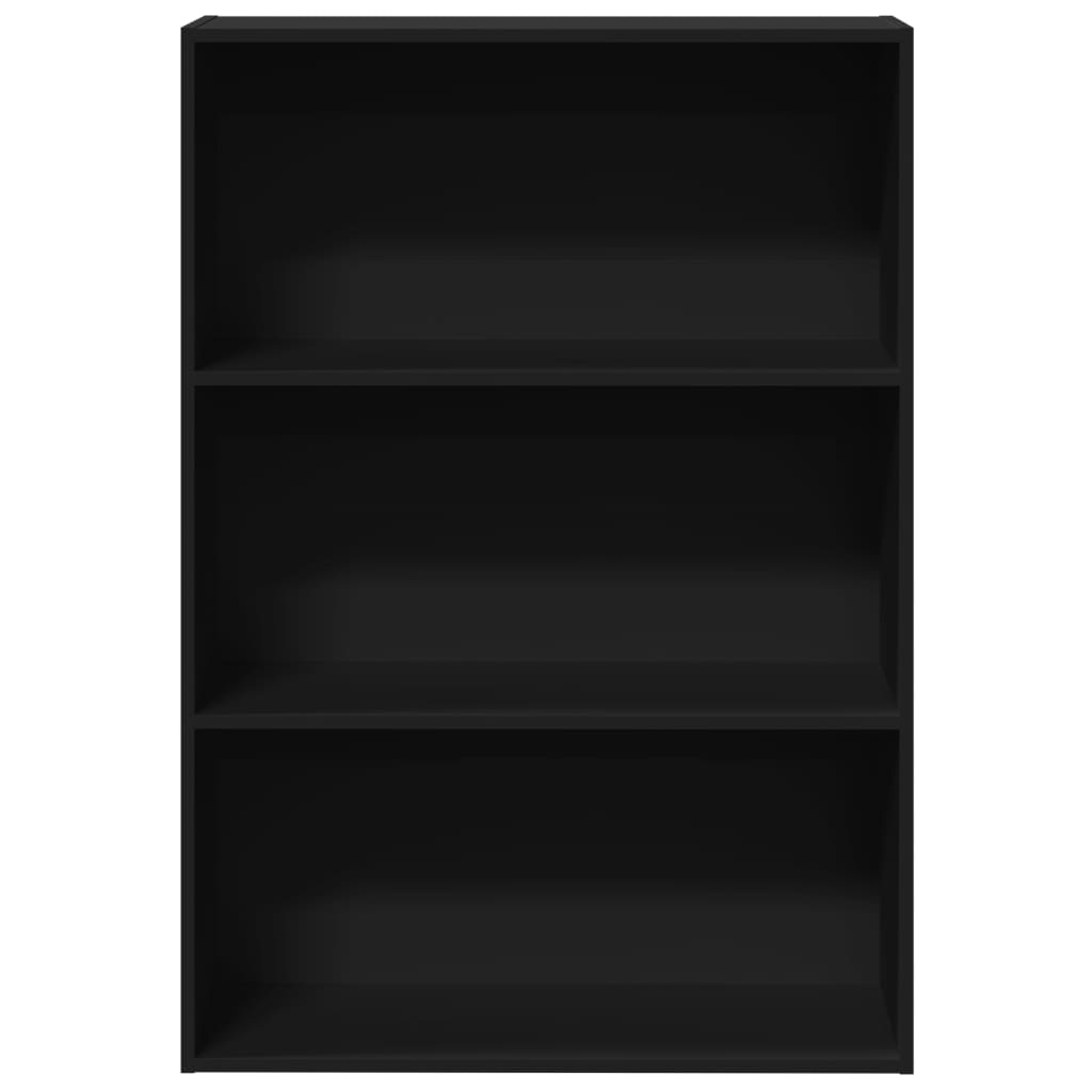 VidaXL Boekenkast 80x30x114 cm bewerkt hout zwart