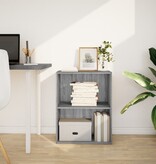 VidaXL Boekenkast 60x30x77 cm bewerkt hout grijs sonoma eikenkleurig