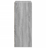 VidaXL Boekenkast 60x30x77 cm bewerkt hout grijs sonoma eikenkleurig