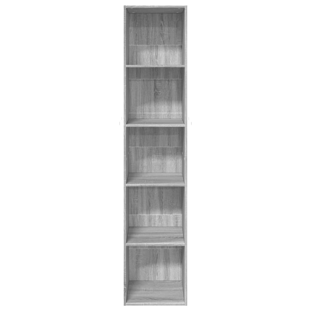 VidaXL Boekenkast 40x30x189 cm bewerkt hout grijs sonoma eikenkleurig