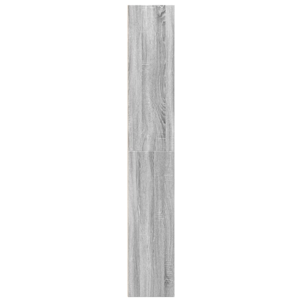 VidaXL Boekenkast 40x30x189 cm bewerkt hout grijs sonoma eikenkleurig
