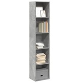 VidaXL Boekenkast 40x30x189 cm bewerkt hout betongrijs