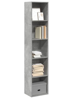 VidaXL Boekenkast 40x30x189 cm bewerkt hout betongrijs