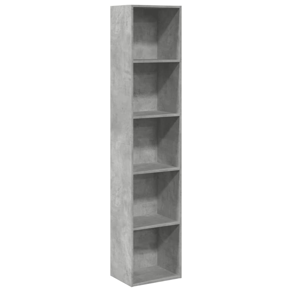 VidaXL Boekenkast 40x30x189 cm bewerkt hout betongrijs
