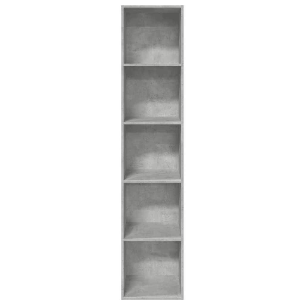 VidaXL Boekenkast 40x30x189 cm bewerkt hout betongrijs