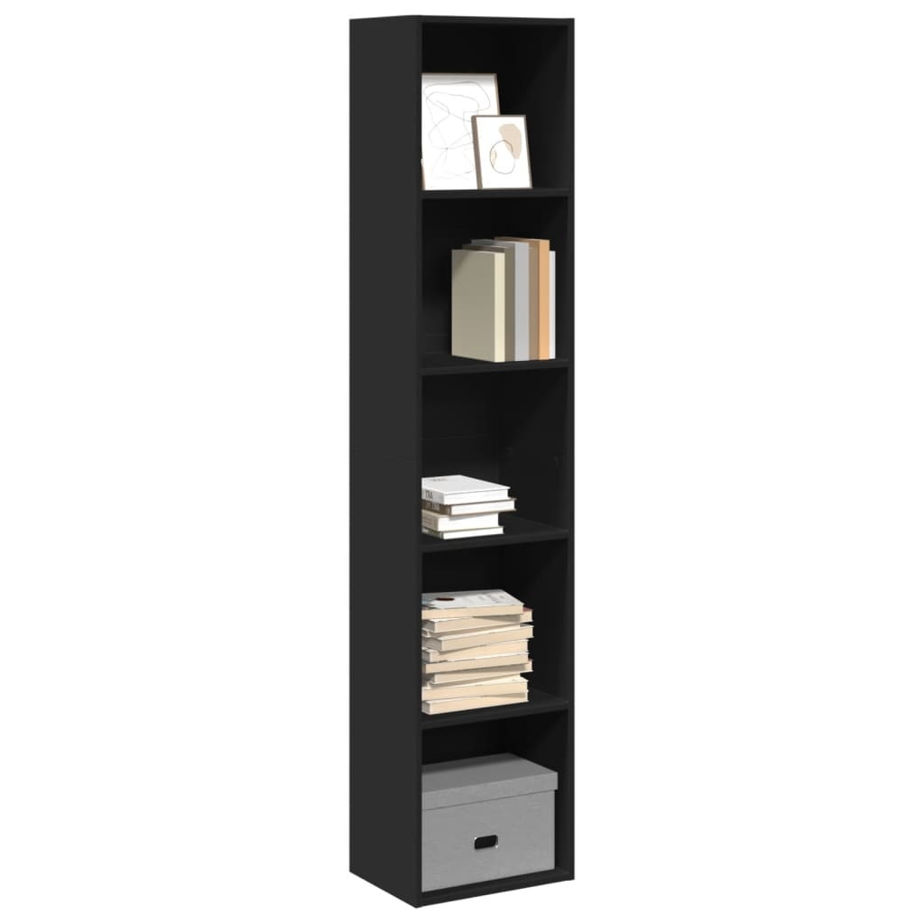 VidaXL Boekenkast 40x30x189 cm bewerkt hout zwart