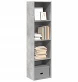 VidaXL Boekenkast 40x30x152 cm bewerkt hout betongrijs