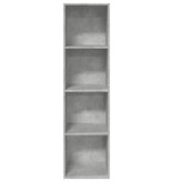 VidaXL Boekenkast 40x30x152 cm bewerkt hout betongrijs