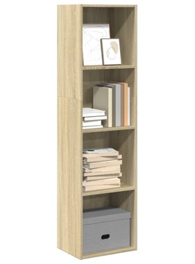 VidaXL Boekenkast 40x30x152 cm bewerkt hout sonoma eikenkleurig