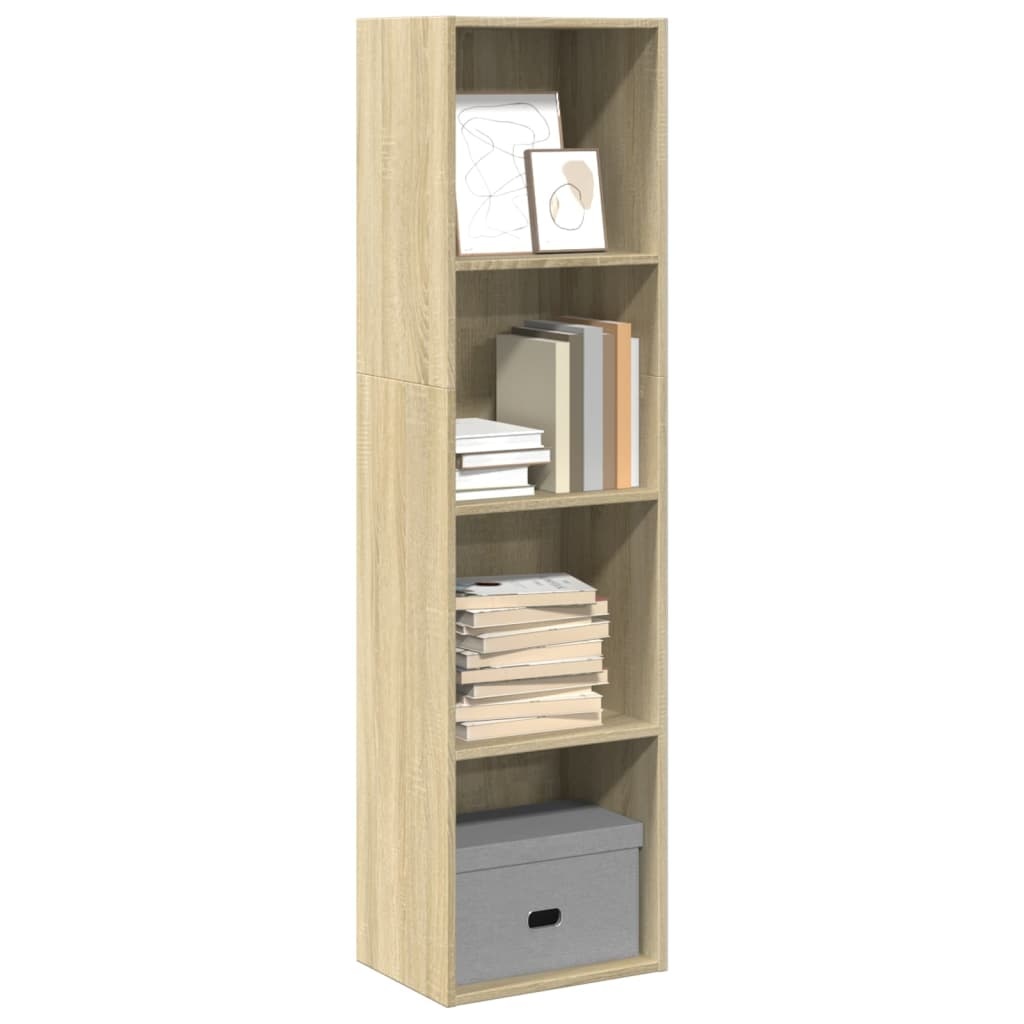 VidaXL Boekenkast 40x30x152 cm bewerkt hout sonoma eikenkleurig