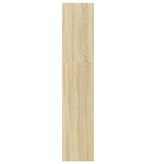 VidaXL Boekenkast 40x30x152 cm bewerkt hout sonoma eikenkleurig