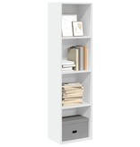 VidaXL Boekenkast 40x30x152 cm bewerkt hout wit