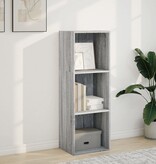 VidaXL Boekenkast 40x30x114 cm bewerkt hout grijs sonoma eikenkleurig