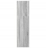 VidaXL Boekenkast 40x30x114 cm bewerkt hout grijs sonoma eikenkleurig