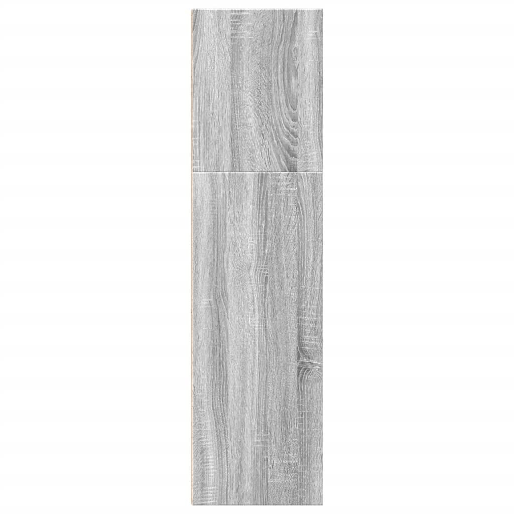 VidaXL Boekenkast 40x30x114 cm bewerkt hout grijs sonoma eikenkleurig