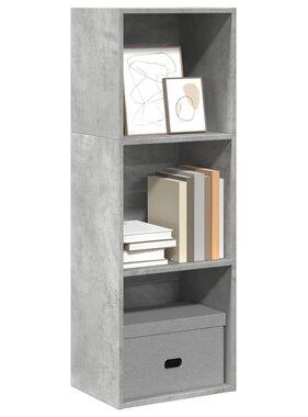 VidaXL Boekenkast 40x30x114 cm bewerkt hout betongrijs