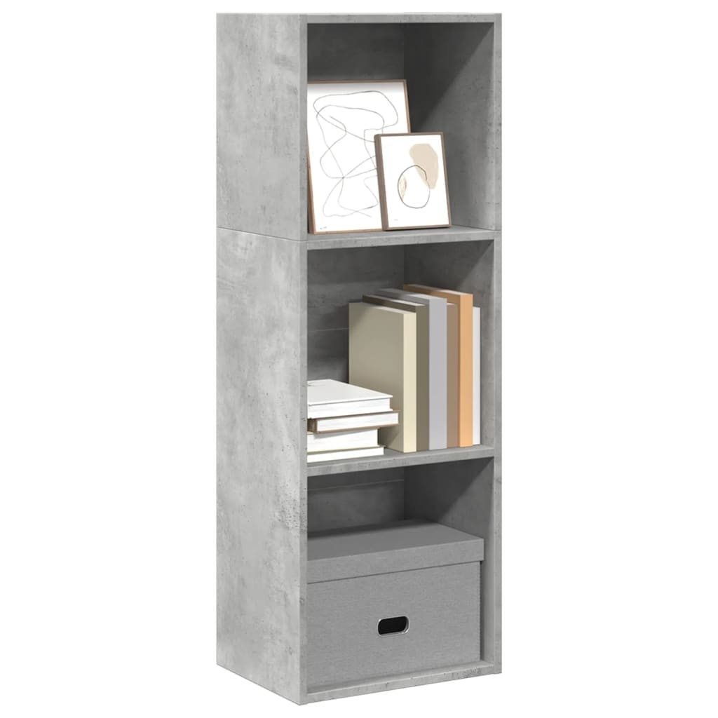 VidaXL Boekenkast 40x30x114 cm bewerkt hout betongrijs