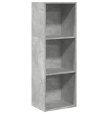 VidaXL Boekenkast 40x30x114 cm bewerkt hout betongrijs