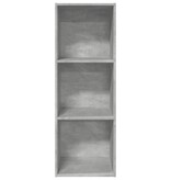 VidaXL Boekenkast 40x30x114 cm bewerkt hout betongrijs