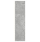 VidaXL Boekenkast 40x30x114 cm bewerkt hout betongrijs
