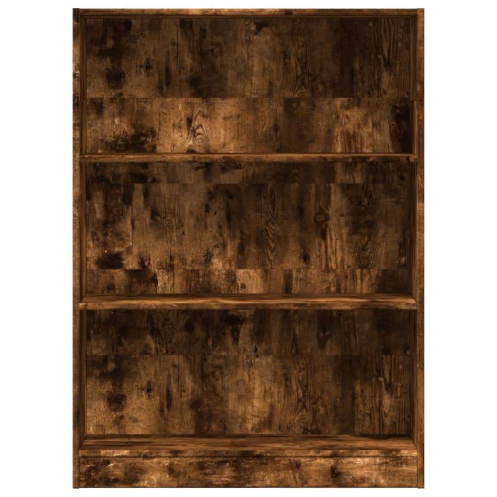 VidaXL Boekenkast 80x24x109 cm bewerkt hout gerookt eikenkleurig