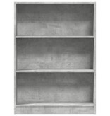 VidaXL Boekenkast 80x24x109 cm bewerkt hout betongrijs