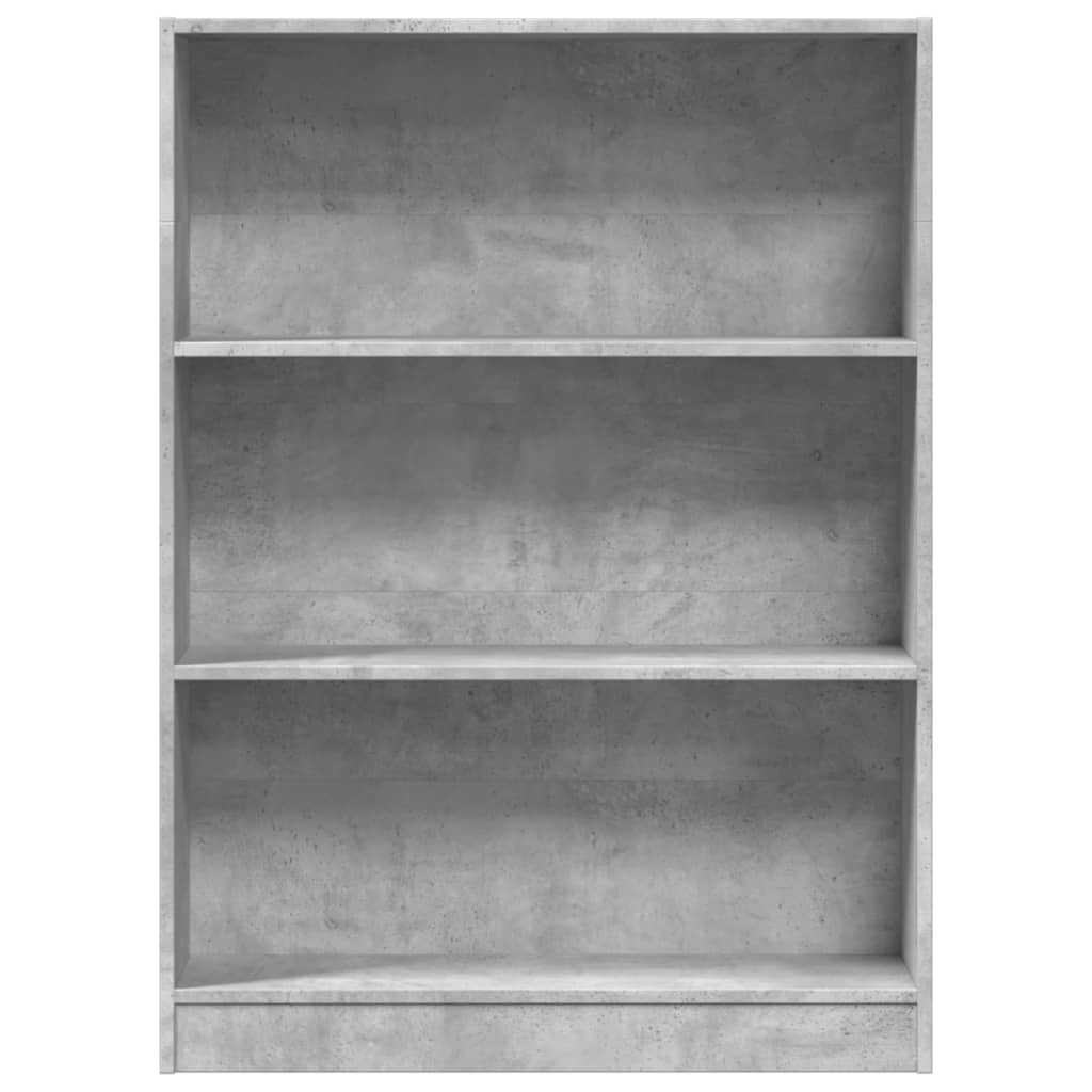 VidaXL Boekenkast 80x24x109 cm bewerkt hout betongrijs