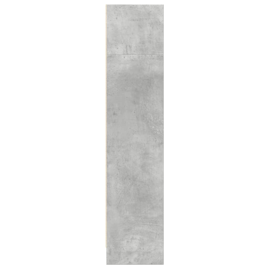 VidaXL Boekenkast 80x24x109 cm bewerkt hout betongrijs